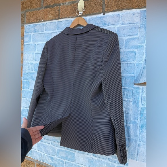 Argent 2-Button Peak Lapel dot matrix blazer size 14 - Picture 11 of 13